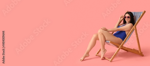 Beautiful young woman in sw...