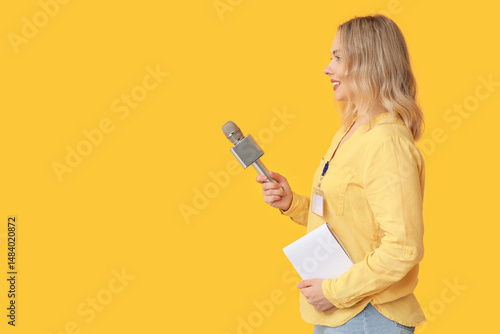 Portrait of female journali...