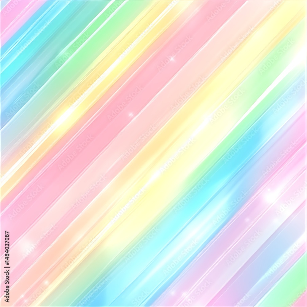 Pastel rainbow stripes, glowing, soft, bright Pastel rainbow stripes, glowing, soft, bright