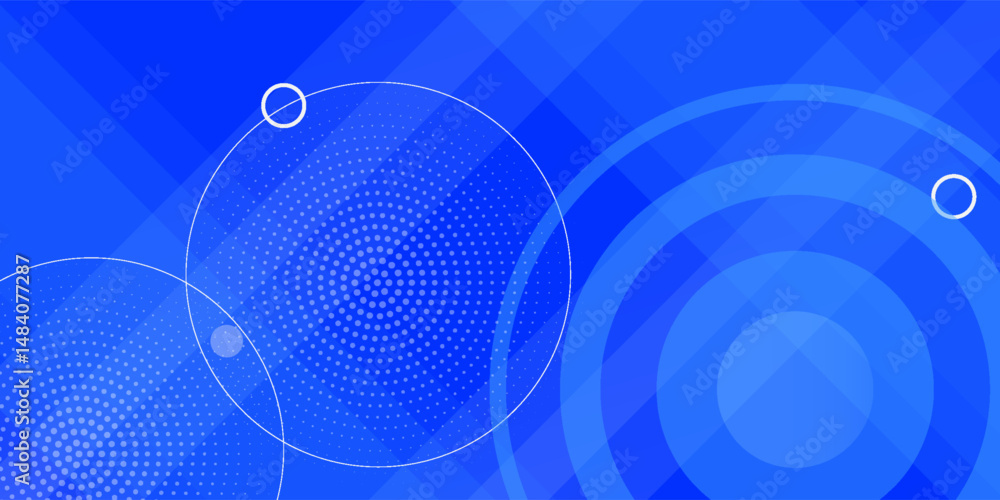Naklejka premium Blue abstract background. Vector illustration
