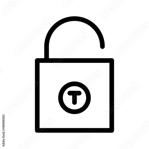 Unlocked Padlock