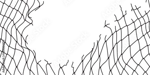 Vector seamless background dark green vector fence tower. Isolated on white modern background
