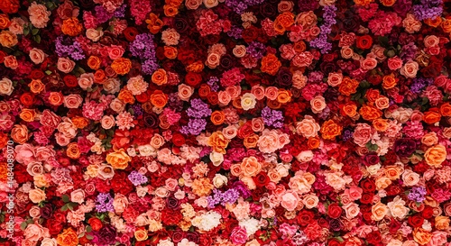 Crimson Rose Bloom: A Tapestry of Hues