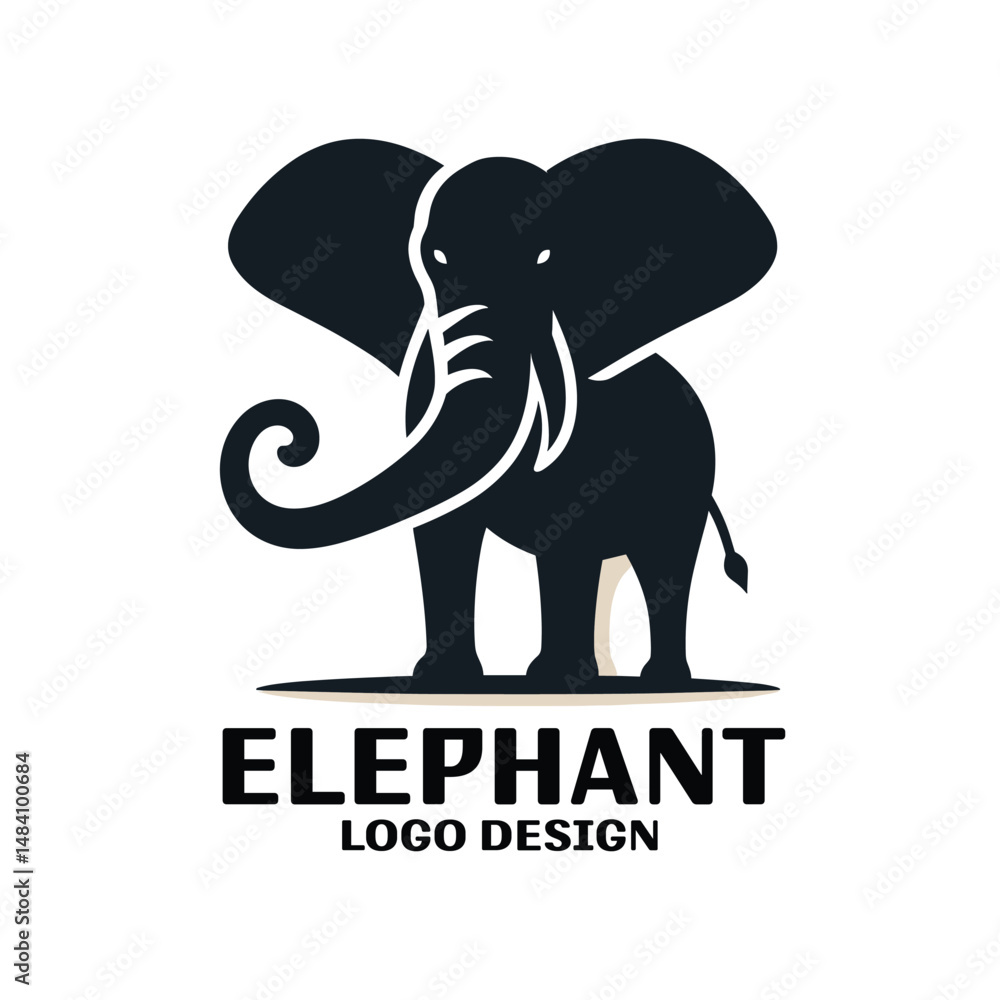 Fototapeta premium Elephant Vector Logo Design