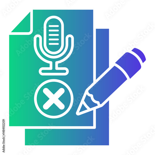 fake news Gradient icon
