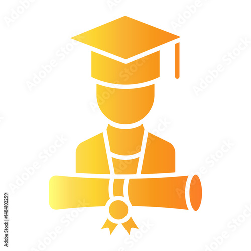 graduate Gradient icon