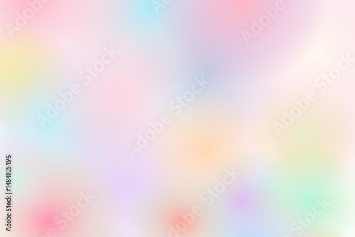 Horizontal Pastel Polka Dot Background – Cute Gift Wrap and Web Use