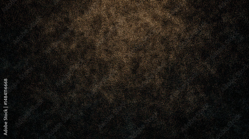 Obraz premium Dark Grainy Texture Black Gold Noise Background Poster Banner