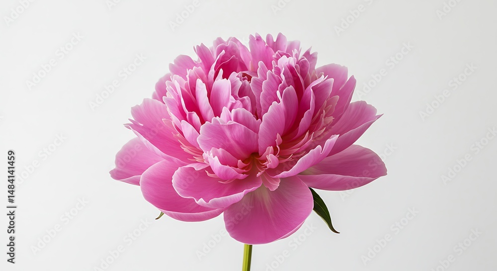 Pink Peony Bloom: Delicate Beauty Pink Peony Bloom: Delicate Beauty