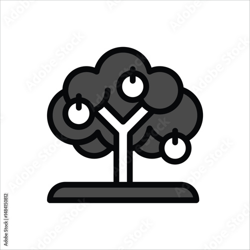 Art & Illustration, apple tree icon