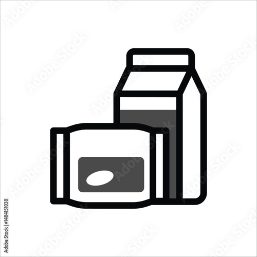 Art & Illustration, coffee and milk