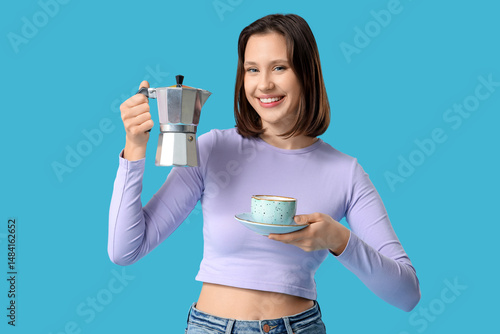 Beautiful young woman with ...