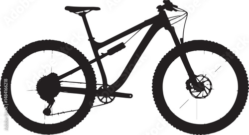 “Mountain Bike Vector Bundle | MTB Clipart, Cycling SVG, Downhill & Trail Biking Silhouettes for T-Shirts