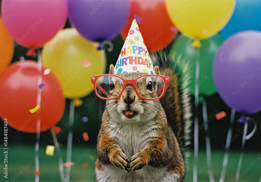 Funny squirel birthday party Funny squirel birthday party