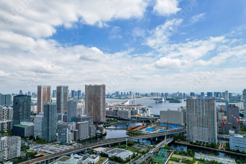 Fototapeta Naklejka Na Ścianę i Meble -  Minato city Tokyo Japan 4K