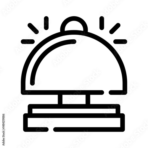 bellhop line icon