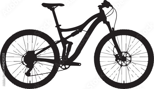 “Mountain Bike Vector Bundle | MTB Clipart, Cycling SVG, Downhill & Trail Biking Silhouettes for T-Shirts