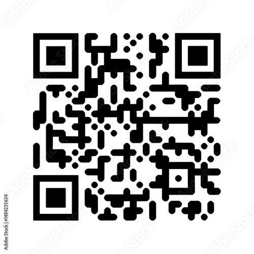 Futuristic QR Code with Modular Pixel Structure