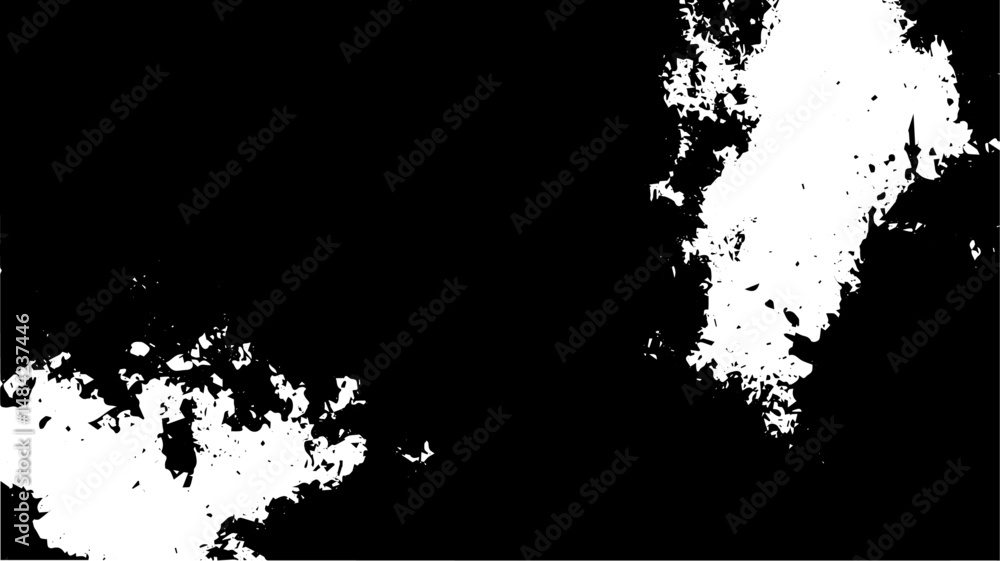 Obraz premium Black and White Grunge Splatter Texture Background for Abstract Art and Creative Design