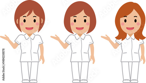 こちらへ、と笑顔の白制服の女性看護師