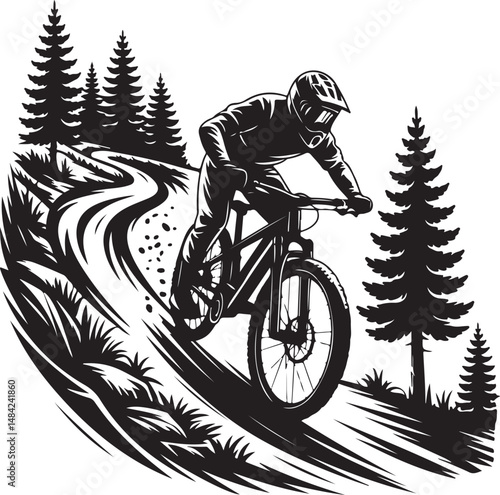 Mountain Bike SVG – Off-Road Cycling Graphic for Shirts & Stickers

MTB Rider Clipart – Trail Biking Design for Cricut & Adventure Projects

Extreme Mountain Biking PNG – Downhill Bike Art for Printab