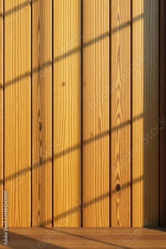 Wallpaper Mural Vertical light brown wood planks, subtle stripe texture, grain, wood grain Torontodigital.ca