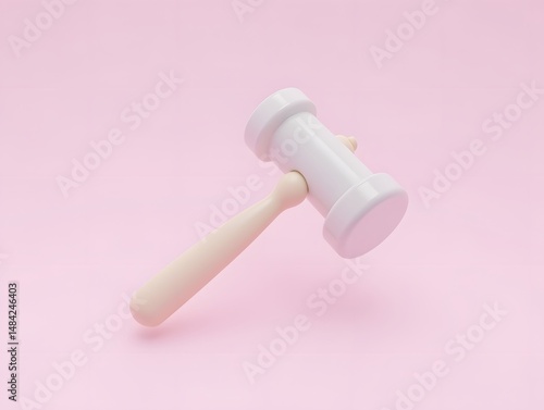 Gavel used for court decisions, consumer rights day anti-counterfeiting and rights protection concept illustration