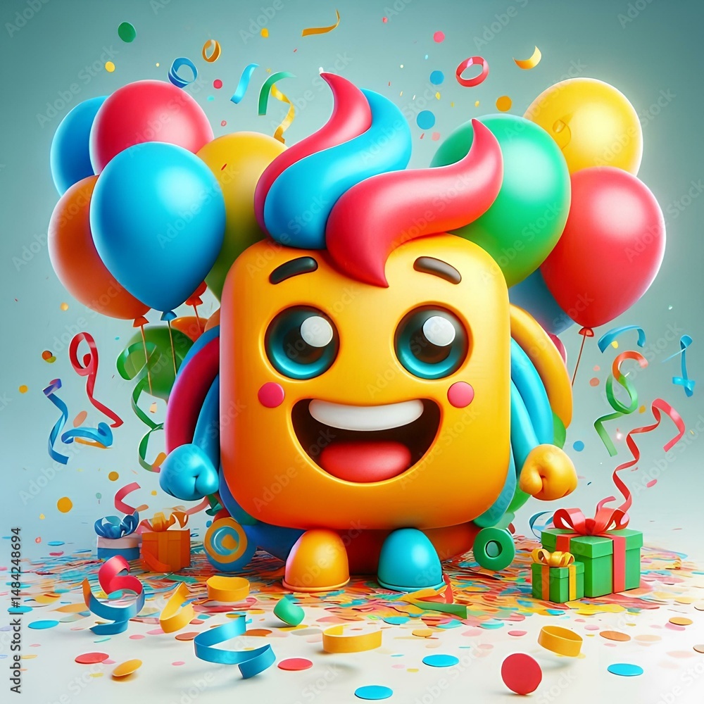clown with balloons clown with balloons