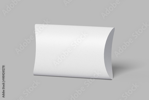 Pillow Box Mockup. 3D Render