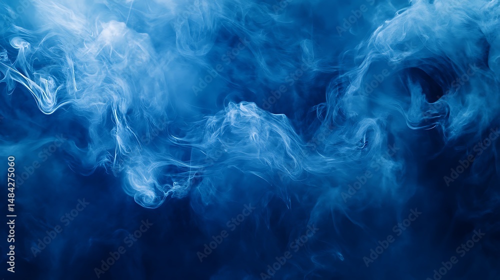 Abstract blue smoke design Abstract blue smoke design