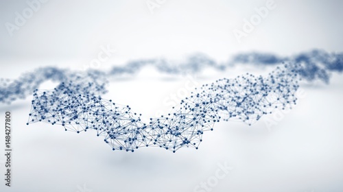 Obraz na płótnie Global Network Connection Abstract Data Technology and Innovation Background w salonie