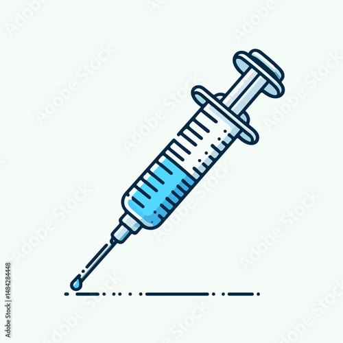 syringe vector illustration