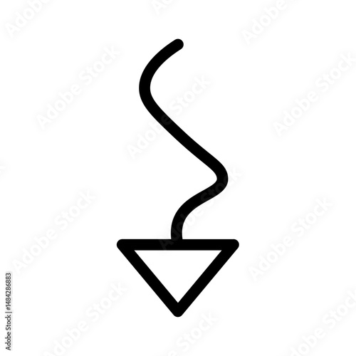 down