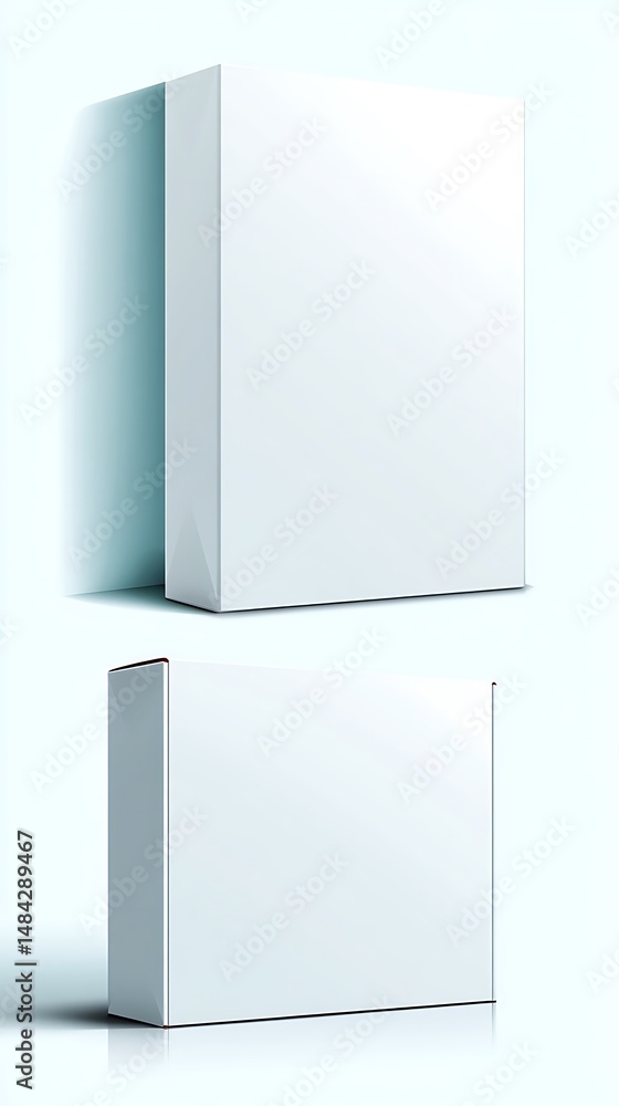 Naklejka premium Blank Canvas: Form & Light