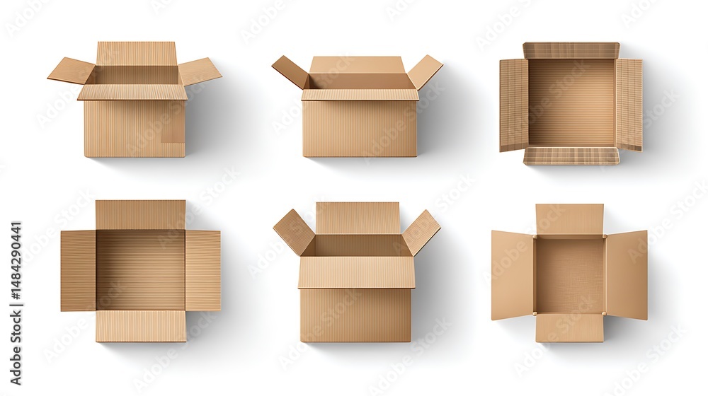 Open Boxes: Awaiting Contents Open Boxes: Awaiting Contents