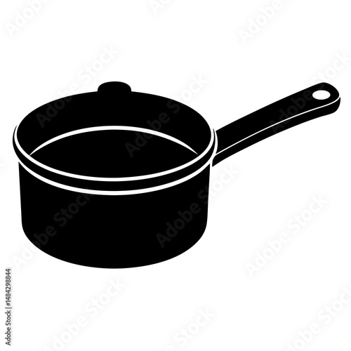 cast iron frying pan isolated
