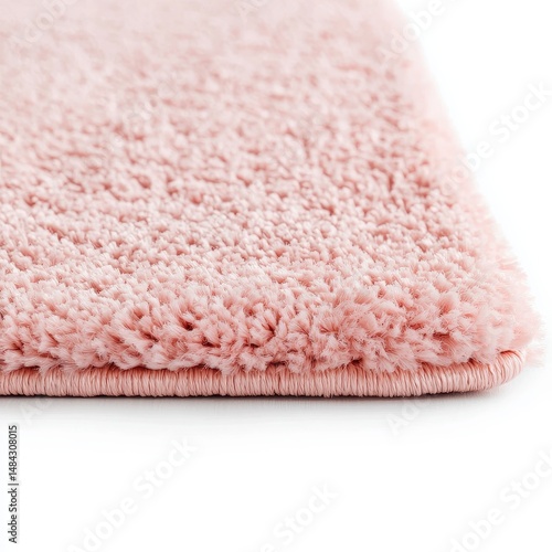 Soft Textured Pink Fabric Rug Ideal for Cozy Home Decor Projects