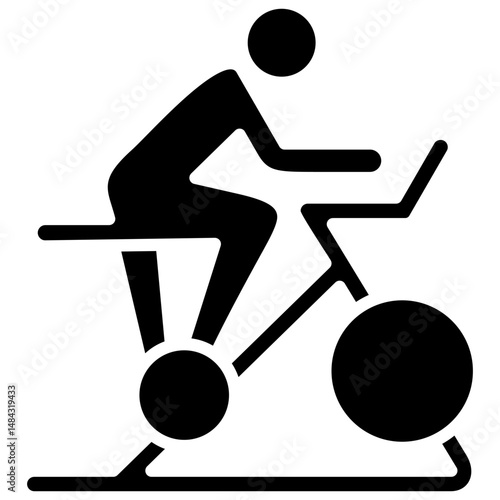 Exercise Bike Icon