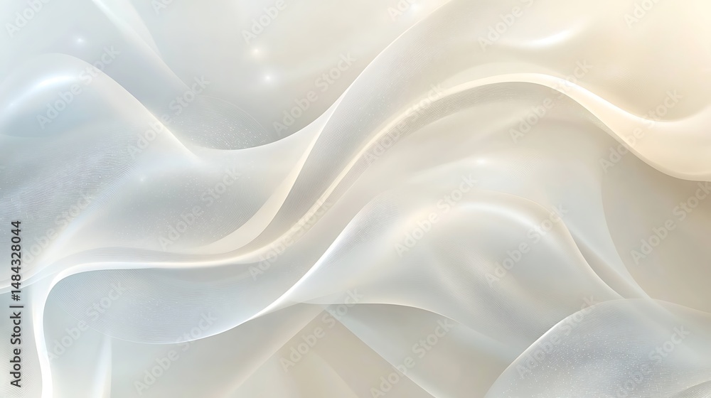 Elegant, flowing fabric with subtle shimmer Elegant, flowing fabric with subtle shimmer