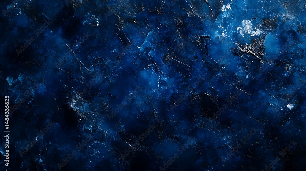 Fototapeta premium Dark blue textured background
