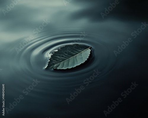 Dark stormy sky ripple effect