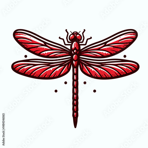 dragonfly vector illustration