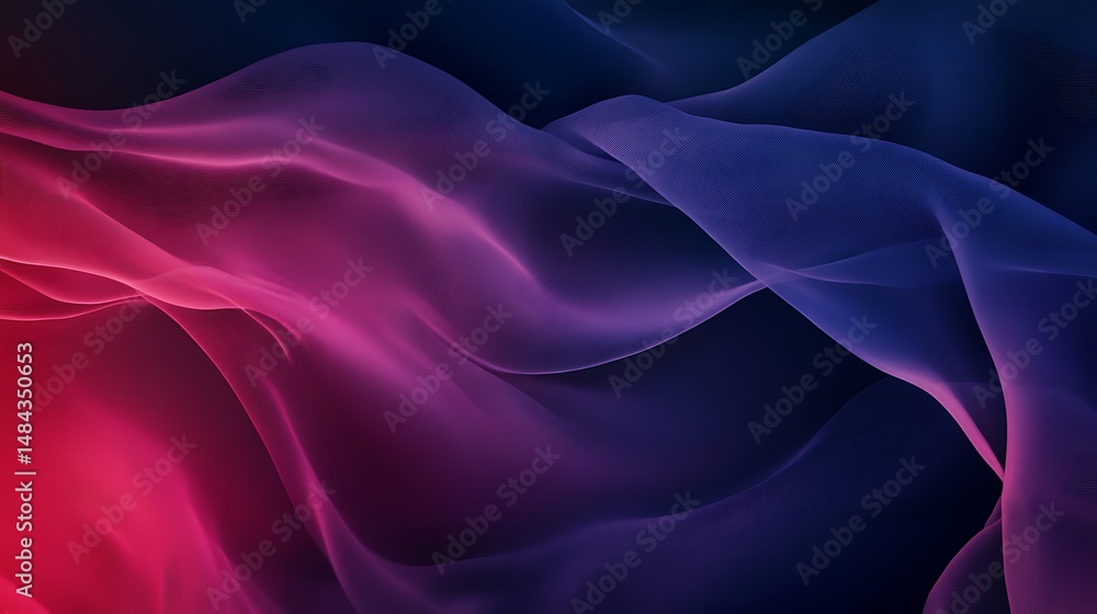 Abstract flowing fabric, vibrant hues Abstract flowing fabric, vibrant hues