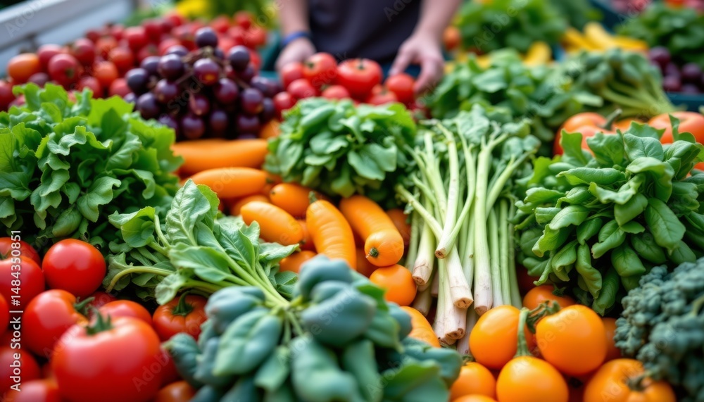 showcasing the vibrant colors of freshly picked produce, highlighting the connection between the farm and the table. showcasing the vibrant colors of freshly picked produce, highlighting the connection between the farm and the table.
