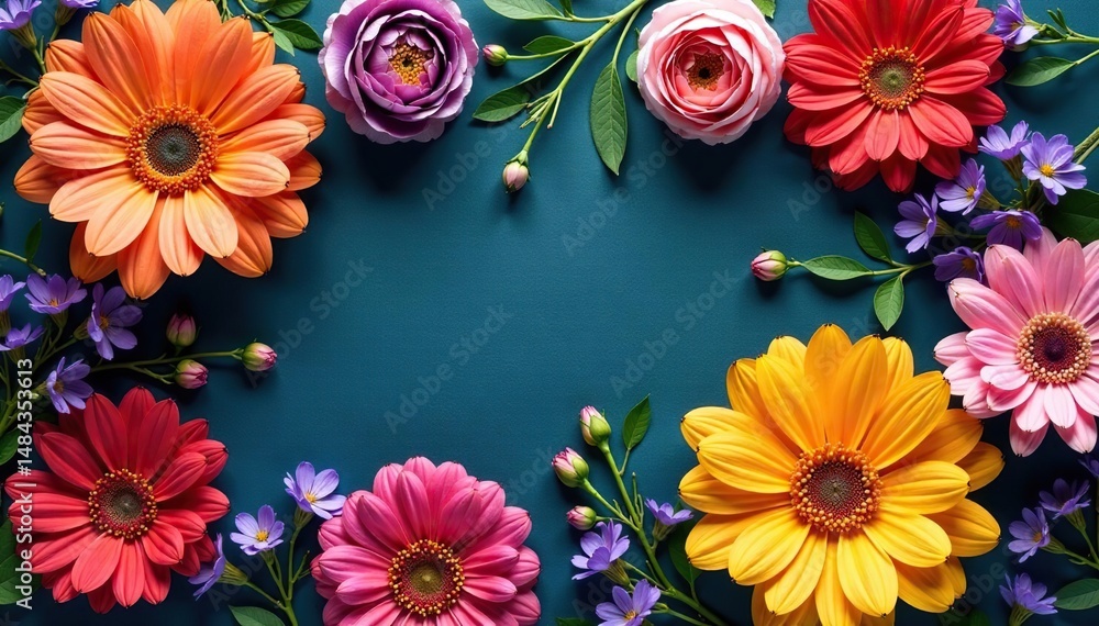 Geometric shapes in late-blooming flower arrangement, element, floral design, nature Geometric shapes in late-blooming flower arrangement, element, floral design, nature