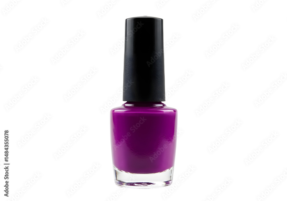 purple nail polish bottle isolated on transparent background Generative Ai.
purple nail polish bottle isolated on transparent background Generative Ai.