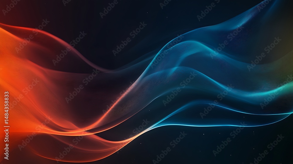 Abstract flowing light waves (33) Abstract flowing light waves (33)