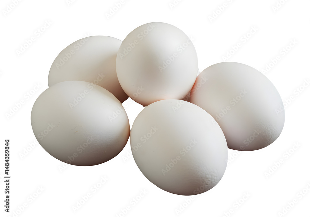 white eggs isolated on transparent background Generative Ai.
white eggs isolated on transparent background Generative Ai.