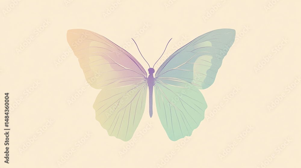 Elegant Butterfly Illustration on Soft Background. A delicate butterfly illustration suitable for web design, branding, or educational content. Elegant Butterfly Illustration on Soft Background. A delicate butterfly illustration suitable for web design, branding, or educational content.
