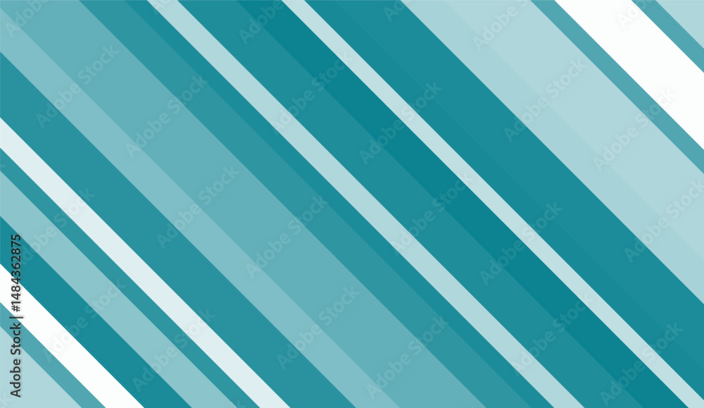 Obraz premium Marine style diagonal stripes pattern. Sailor, nautical blue and white color lines background stock illustration